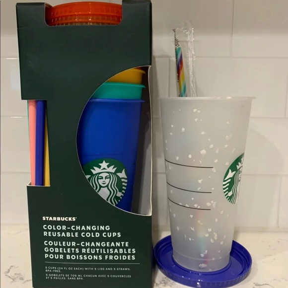 Starbucks Color Changing + Confetti Cups